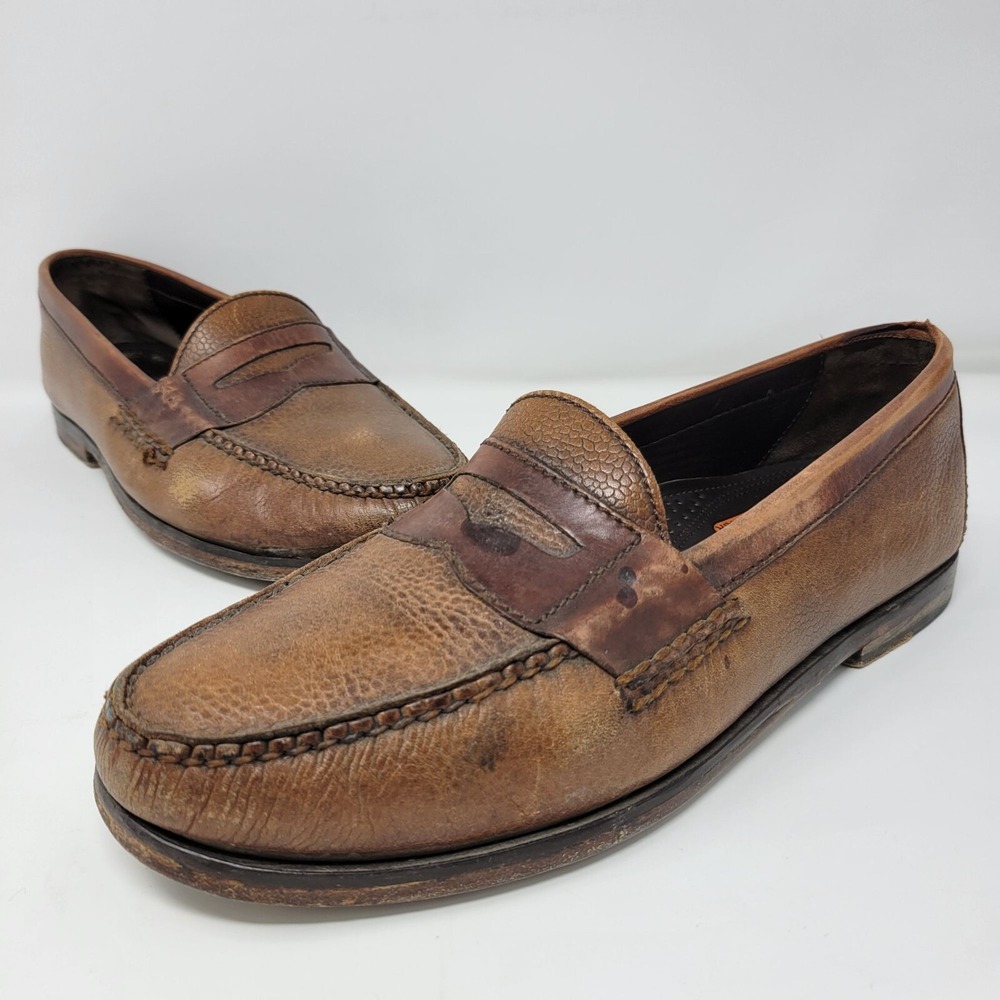 Cole Haan C08915 Men's Size 8.5M Brown Leather Loafers